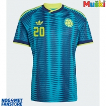 Kolumbija Juan Fernando Quintero #20 Gostujuci Dres SP 2026 Kratak Rukav